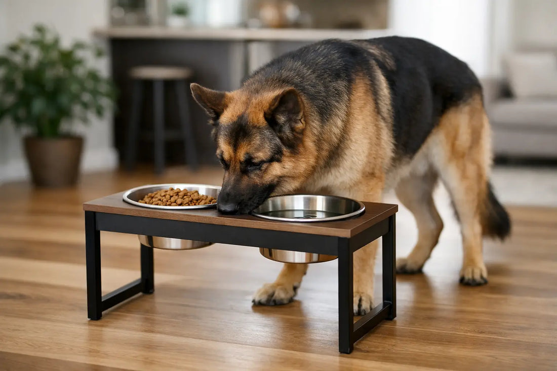 Cómo elegir un comedero elevado para perros grandes