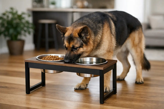Cómo elegir un comedero elevado para perros grandes