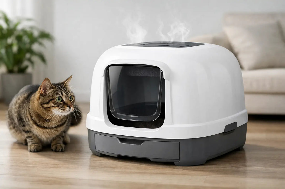 ¿Conviene un arenero cerrado antiolor para gatos?