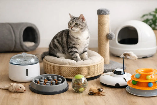 Accesorios para gatos que sí mejoran su rutina