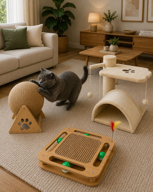 Kit rasca y juega para Gato