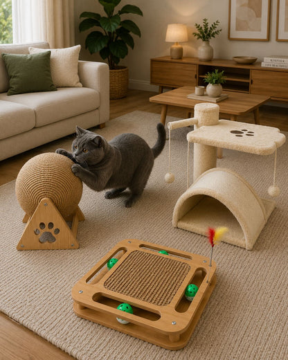 Kit rasca y juega para Gato