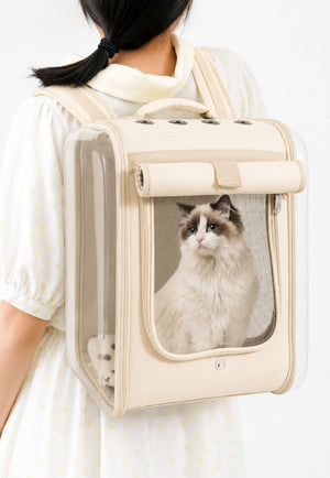 Guacal morral Transportadora para Gato y Perro Pequeño Portátil