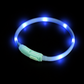 Collar LED Recargable USB para Perros Pequeños Glow Pup Luna F35 MARCA LAROO