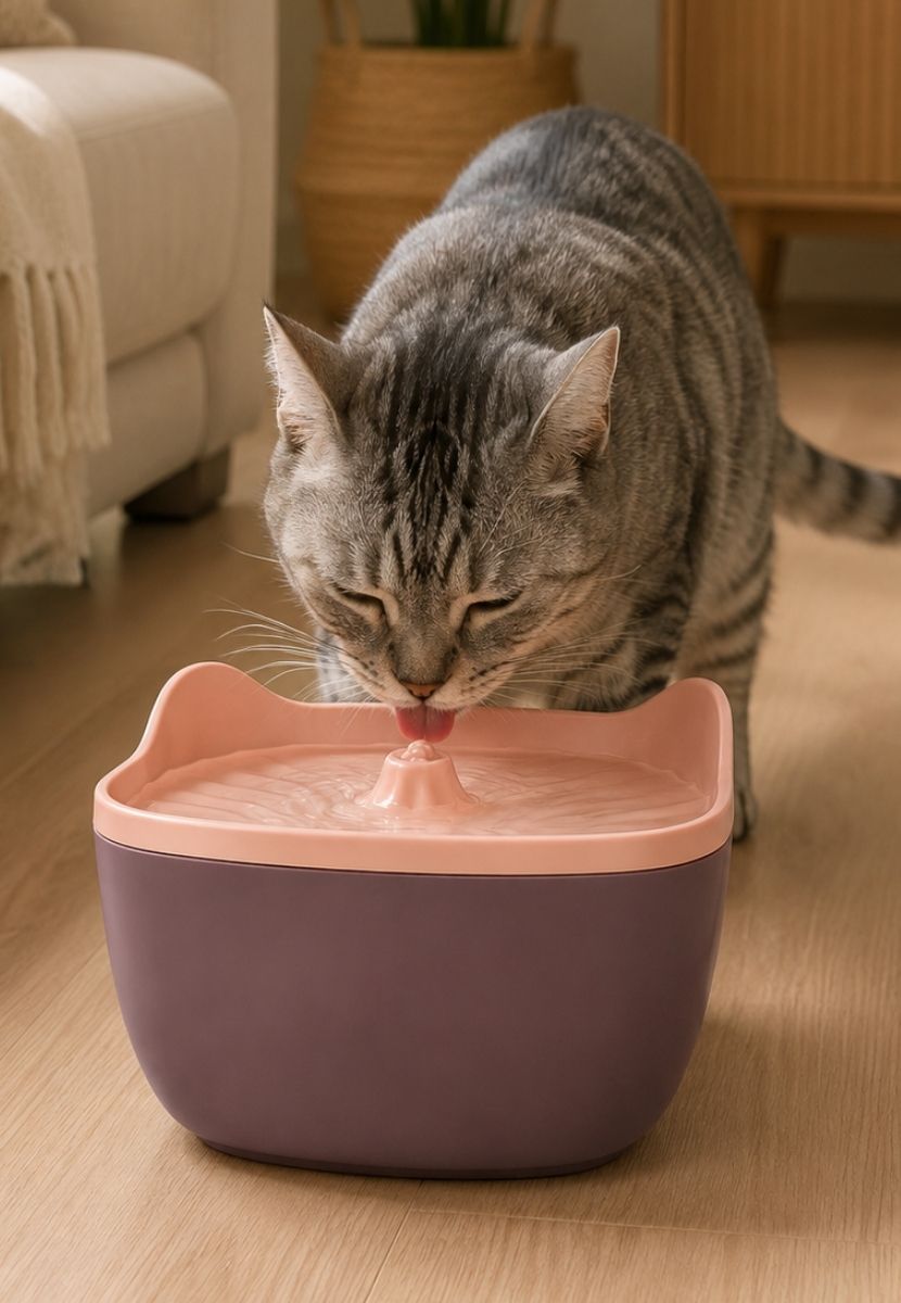 Fuente de Agua Automática para Gato y Perro con Filtro Silenciosa
