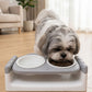 Comedero Doble Elevado para Perros y Gatos