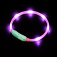 Collar LED Recargable USB para Perros Pequeños Glow Pup Luna F35 MARCA LAROO