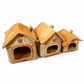 Casa Cama para Gatos y Perros Pequeños Tipo Casita Suave y Acolchada