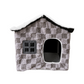 Casa Cama para Perro y Gato Tipo Casita Suave y Acolchada
