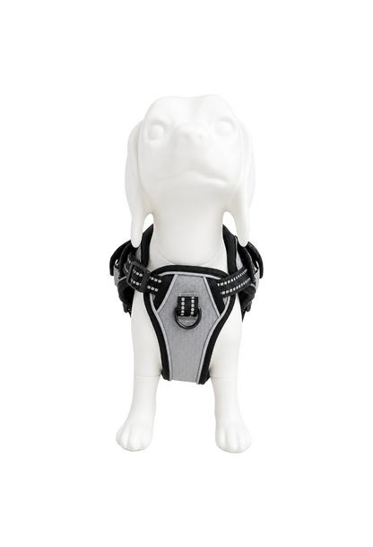 Pechera Reflectivo Ajustable para Perro con Broches de Seguridad y Acolchado Cómodo