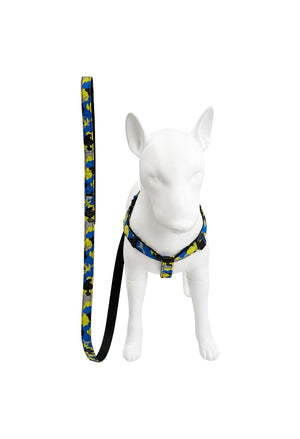 Duo Arnés Ajustable para Perro con Correa Estampado Camuflado Premium