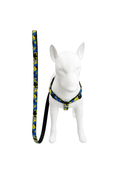 Duo Arnés Ajustable para Perro con Correa Estampado Camuflado Premium