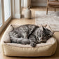 Cama para Perro y Gato Tipo Sofá Suave y Acolchada