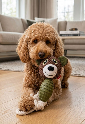 Juguete Mordedor para Perros con Cuerda