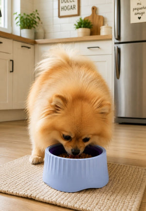 Plato Comedero Slow Feeder para Perros y Gatos Anti ansiedad