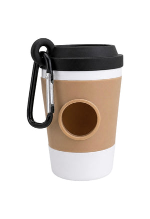 Porta Bolsas para Perros en Forma de Vaso Café