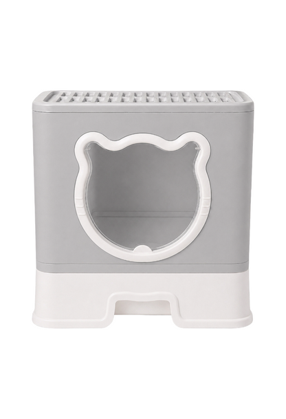 Arenero Cerrado para Gatos con Bandeja Extraíble y Filtro Antiolor