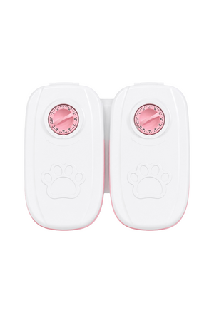 Comedero Automático Doble para Mascotas con Temporizador de Apertura