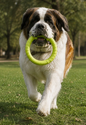 Anillo Mordedor para Perros LAROO 🐶💚 – Fitness Ring 30 cm