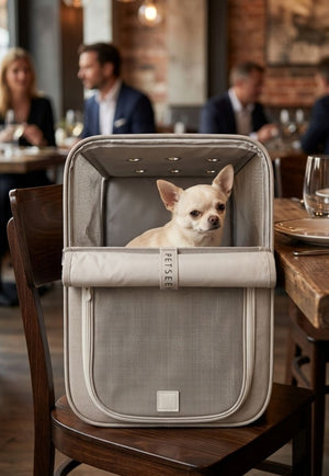 Morral Transportador para Gato y Perro Pequeño Expandible y Portátil