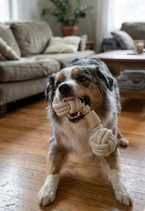 Juguete de Cuerda para Perros con Nudos