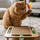 Rascador Interactivo para Gatos con Pelota y Pluma