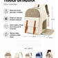 Morral Transportador para Gato y Perro Pequeño con Malla Transpirable