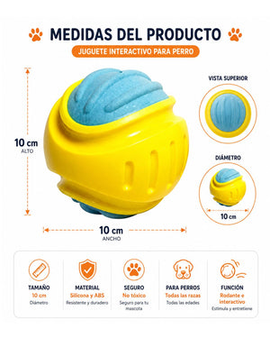 Pelota rebotadora para perros