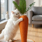 Rascador para Gatos Tipo Zanahoria con Base de Sisal