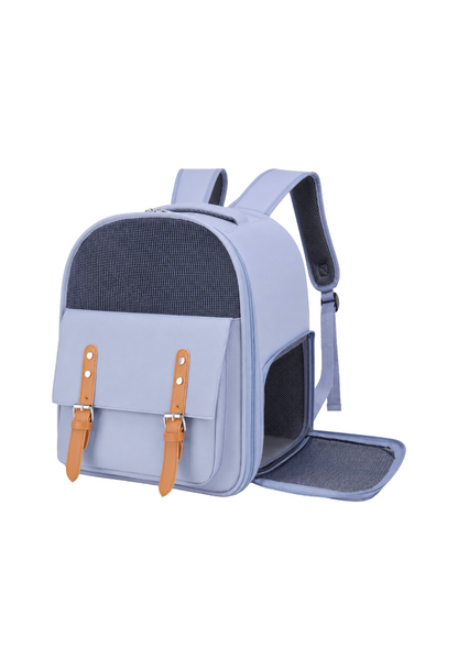 Morral Transportador para Gato y Perro Pequeño con Malla Transpirable